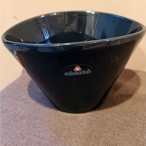 Scheurich Black Ceramic Planter